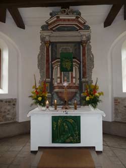 Altar in St.Briccius in Cracau
